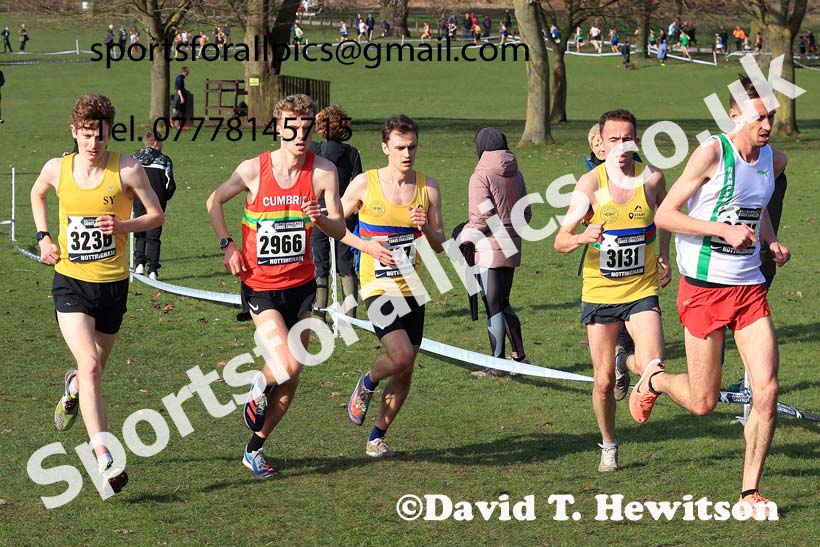 Senior Men, 2024 CAU Inter Counties Cross Country Champs., Wollaton Park, Nottingham. Photo: David T. Hewitson/Sports for All Pics